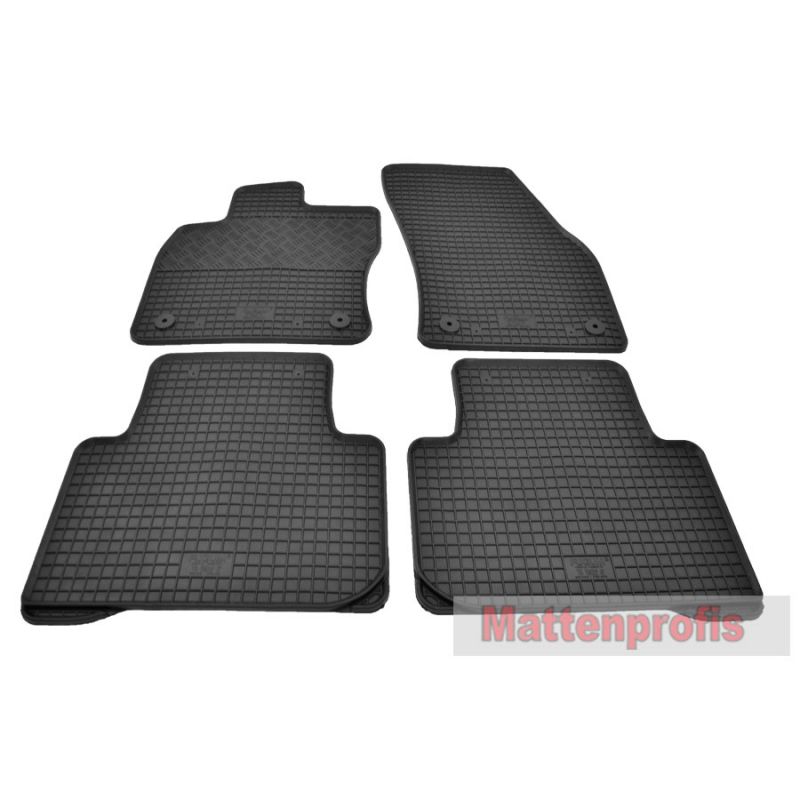Fußmatten für VW Touran 2 Bj. 2015- Premium Automatten Robust 4-teilig  Steppnaht