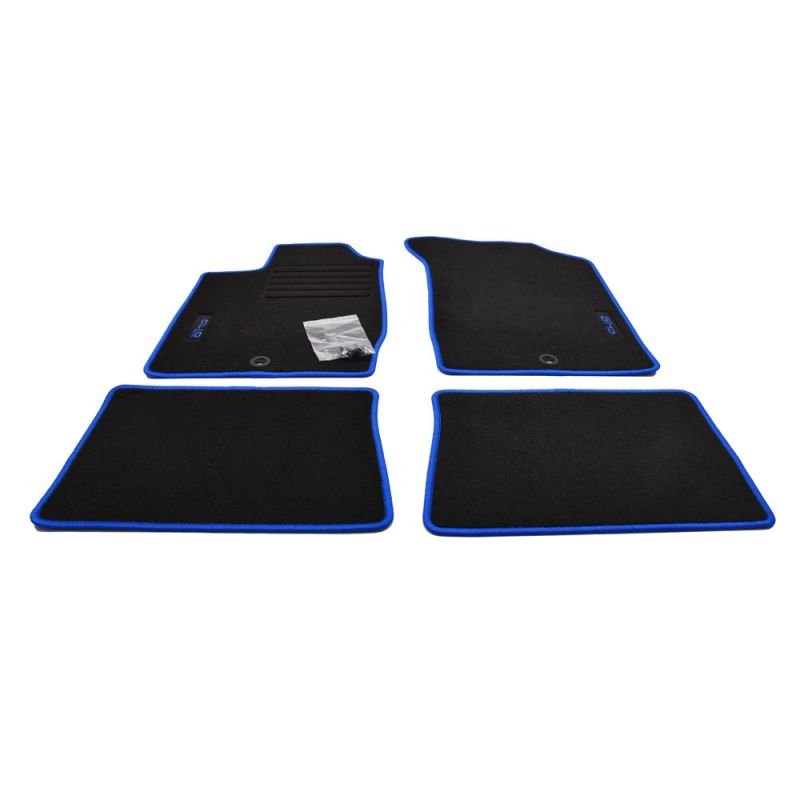 Velours blau Fußmatten passend für RENAULT Clio II Facelift Typ B  01-06 