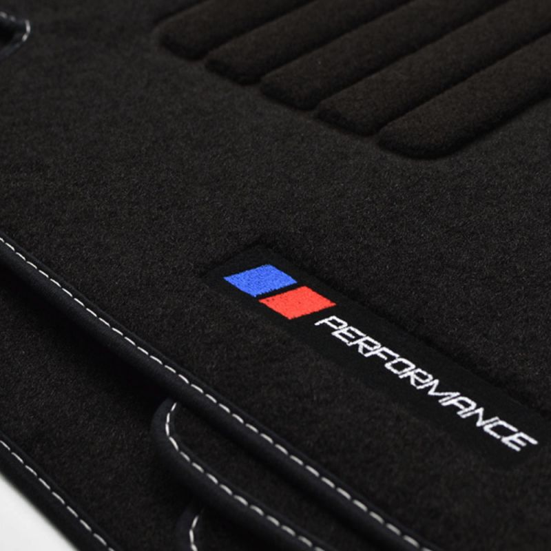 Mattenprofis Velours Logo PB Performance Fußmatten für BMW X6 F16 ab  Bj.08/2014 - Mattenprofis Online Shop