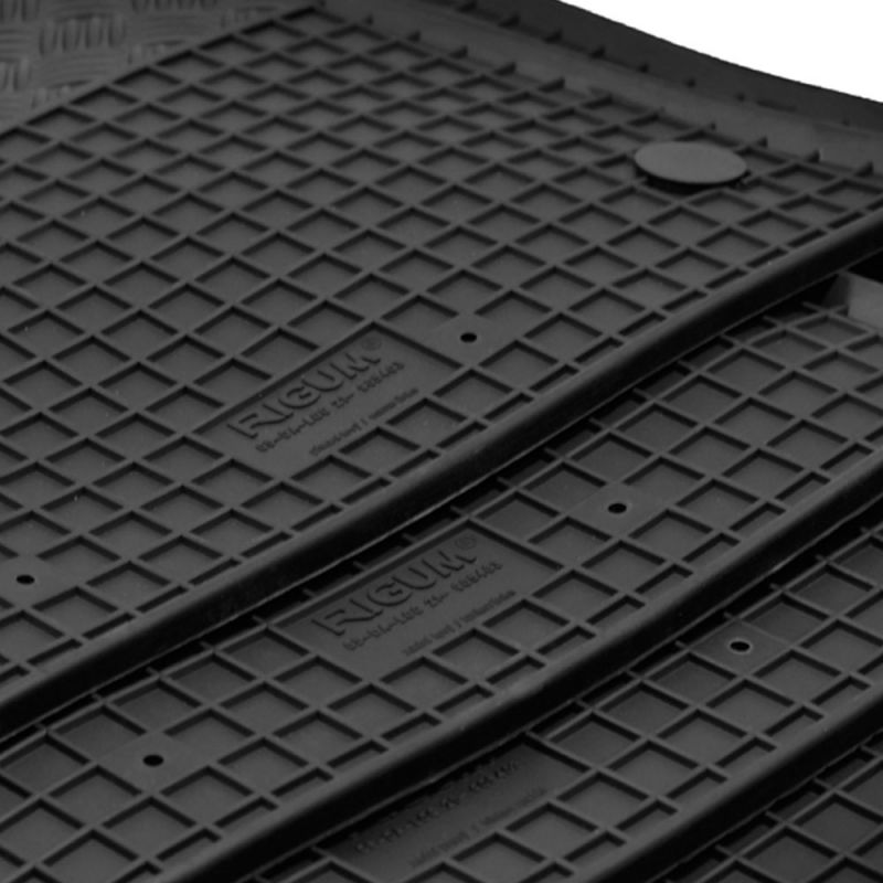 Gummi-Fußmatten schwarz für DACIA SANDERO III Bj 01.21